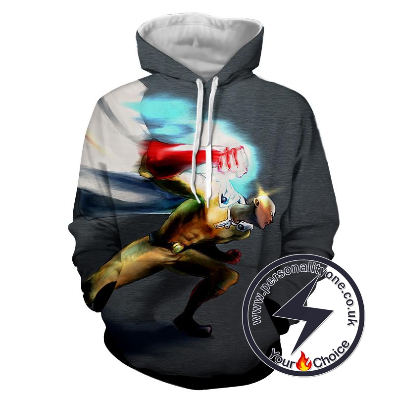 One Punch Man - Saitama 3D - Hoodies